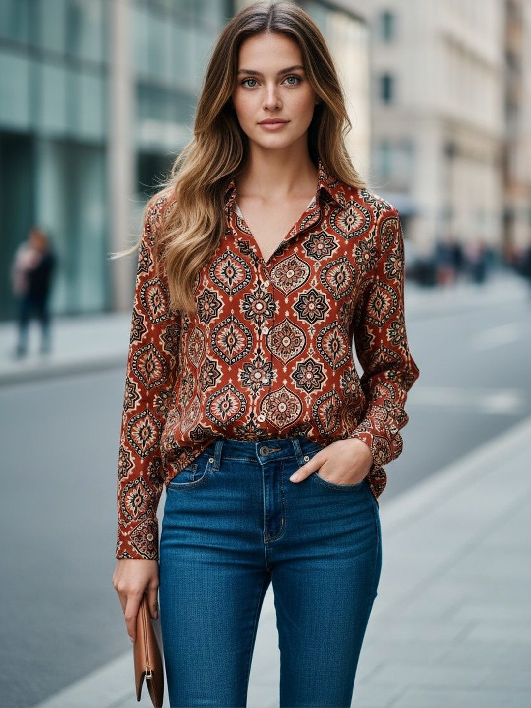 TIRA Women Printed Casual Shirt