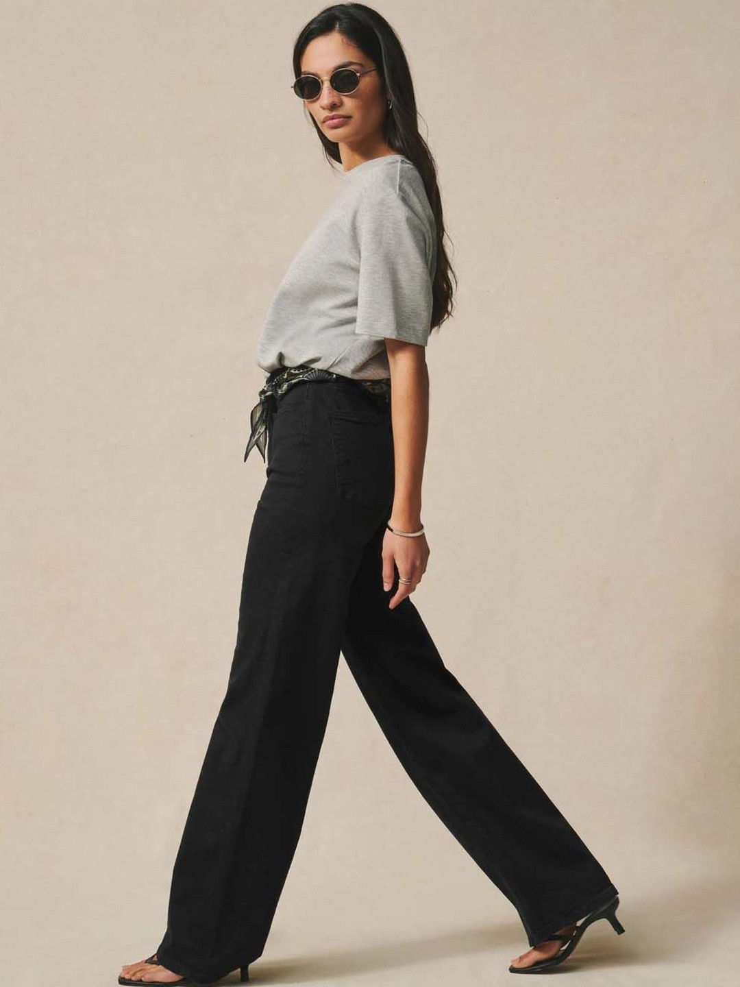 Stylecats X Kotty Women Urban Style Wide Leg Casual Denim Jeans