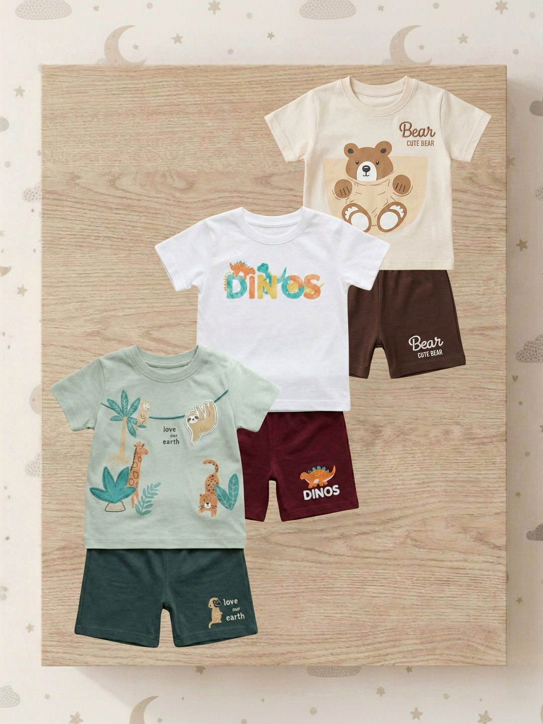 BabyZone Boy Cotton Summer T-Shirt & Shorts Set