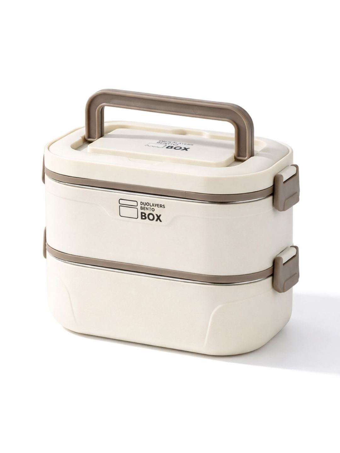 Myntra Elegant Homes Brown 2026 Stainless Steel Dishwasher and Microwave Safe Lunch Box