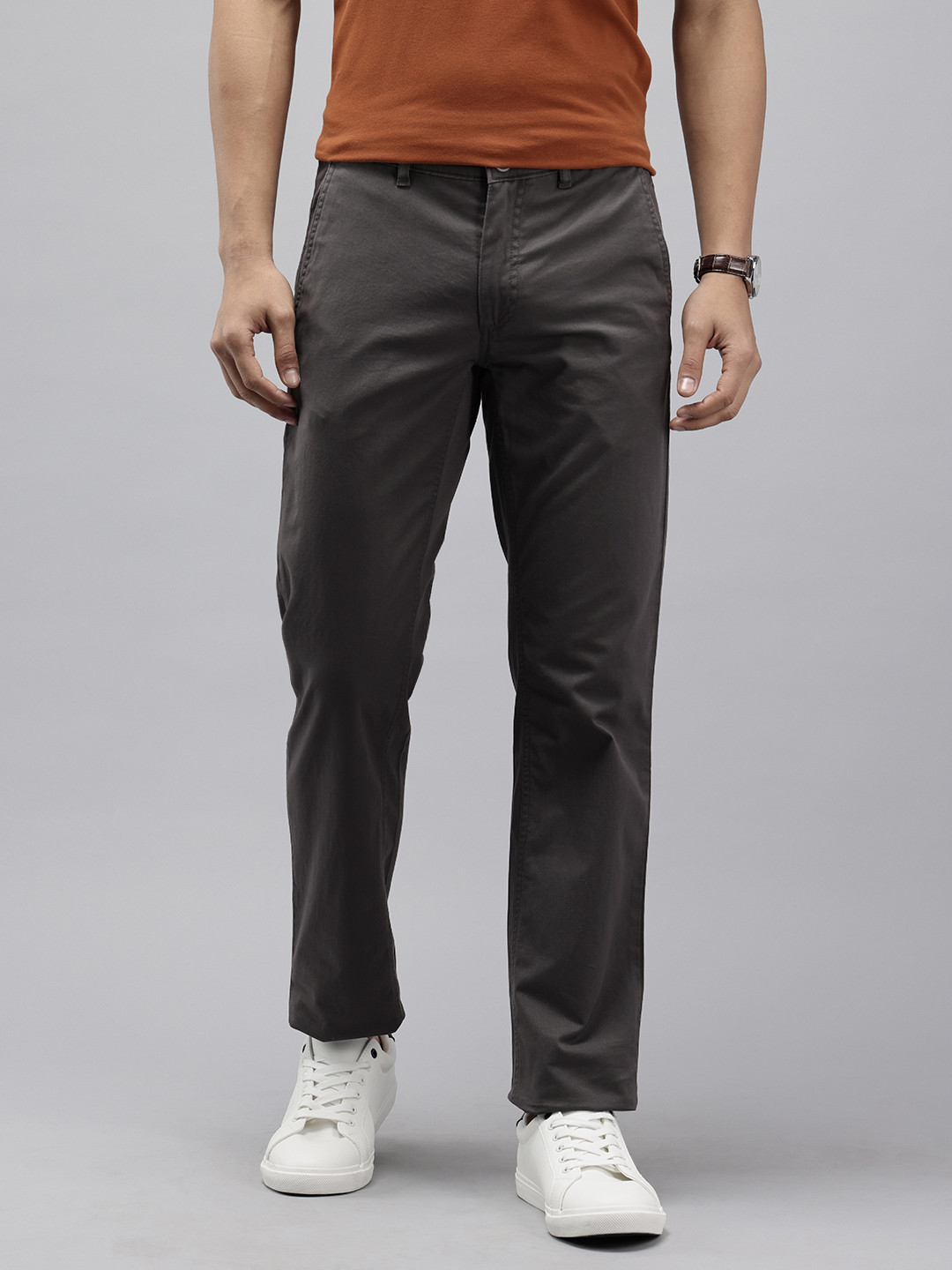 Van Heusen Men Slim Fit Chino Trousers