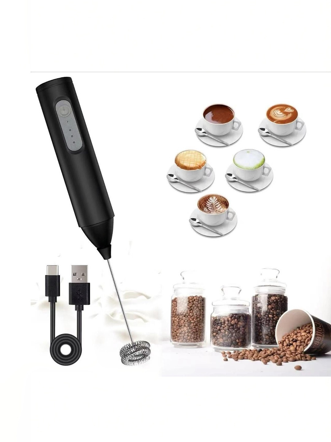 FINARO Black Electric Hand Blender