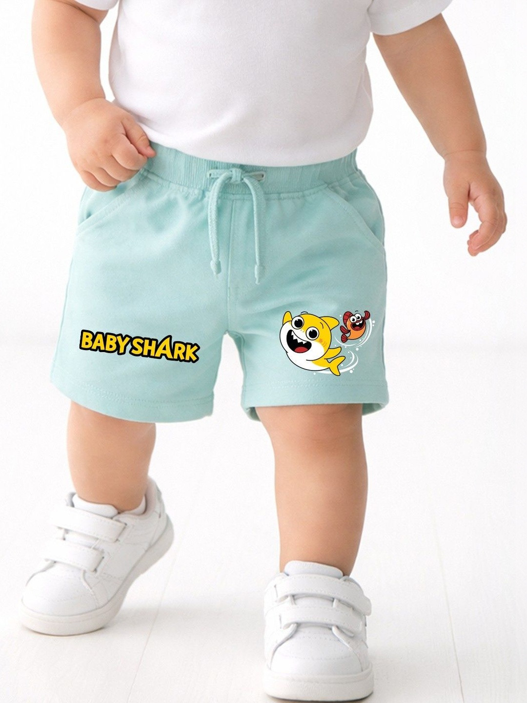 YK X Wildwoods Boys Printed Low-Rise Shorts
