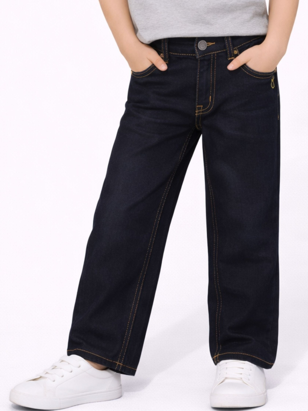 Gini and Jony Boys Regular Fit Mid-Rise Jeans