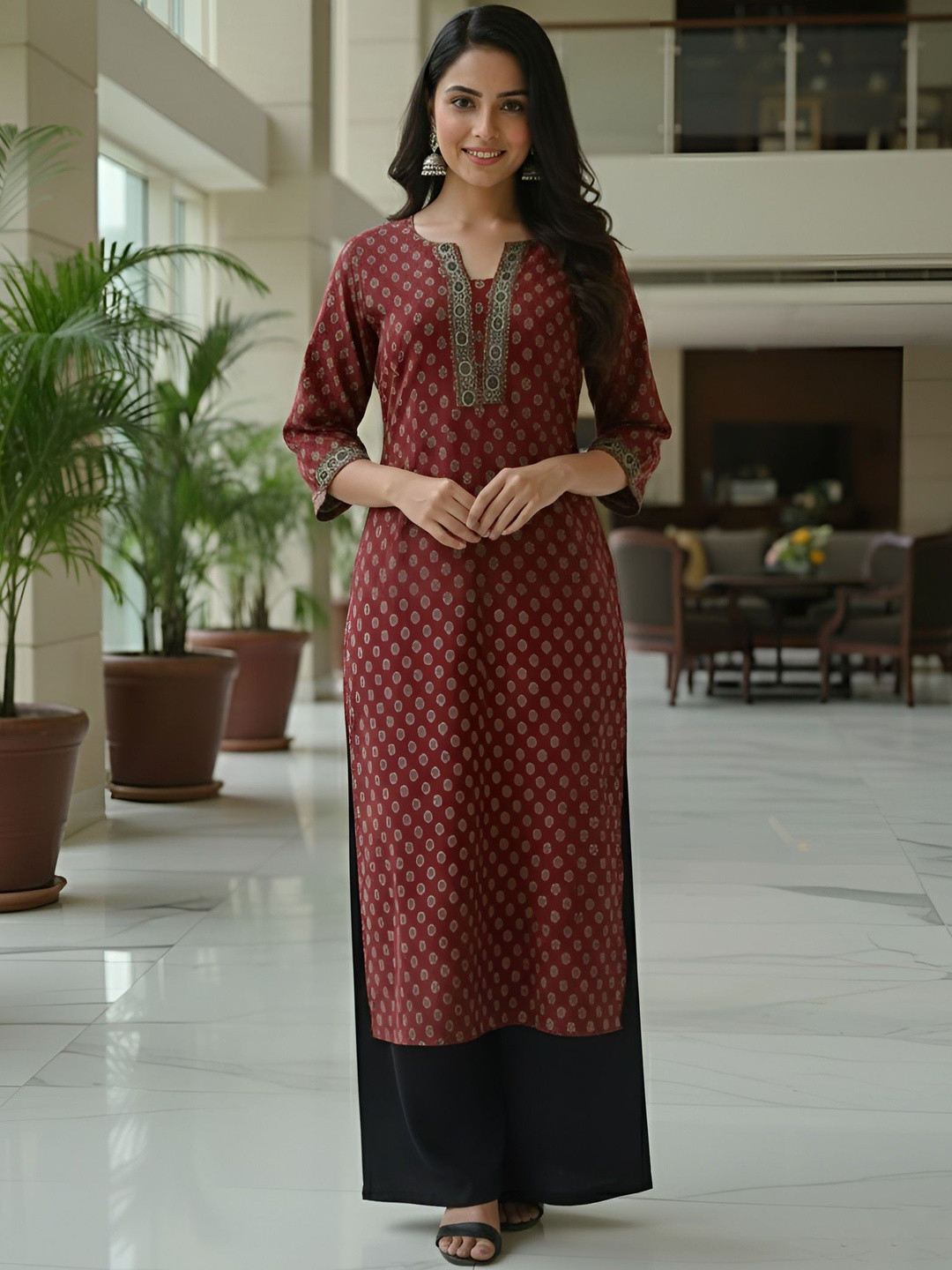 Nayo Women Ethnic Motifs Printed Kurta