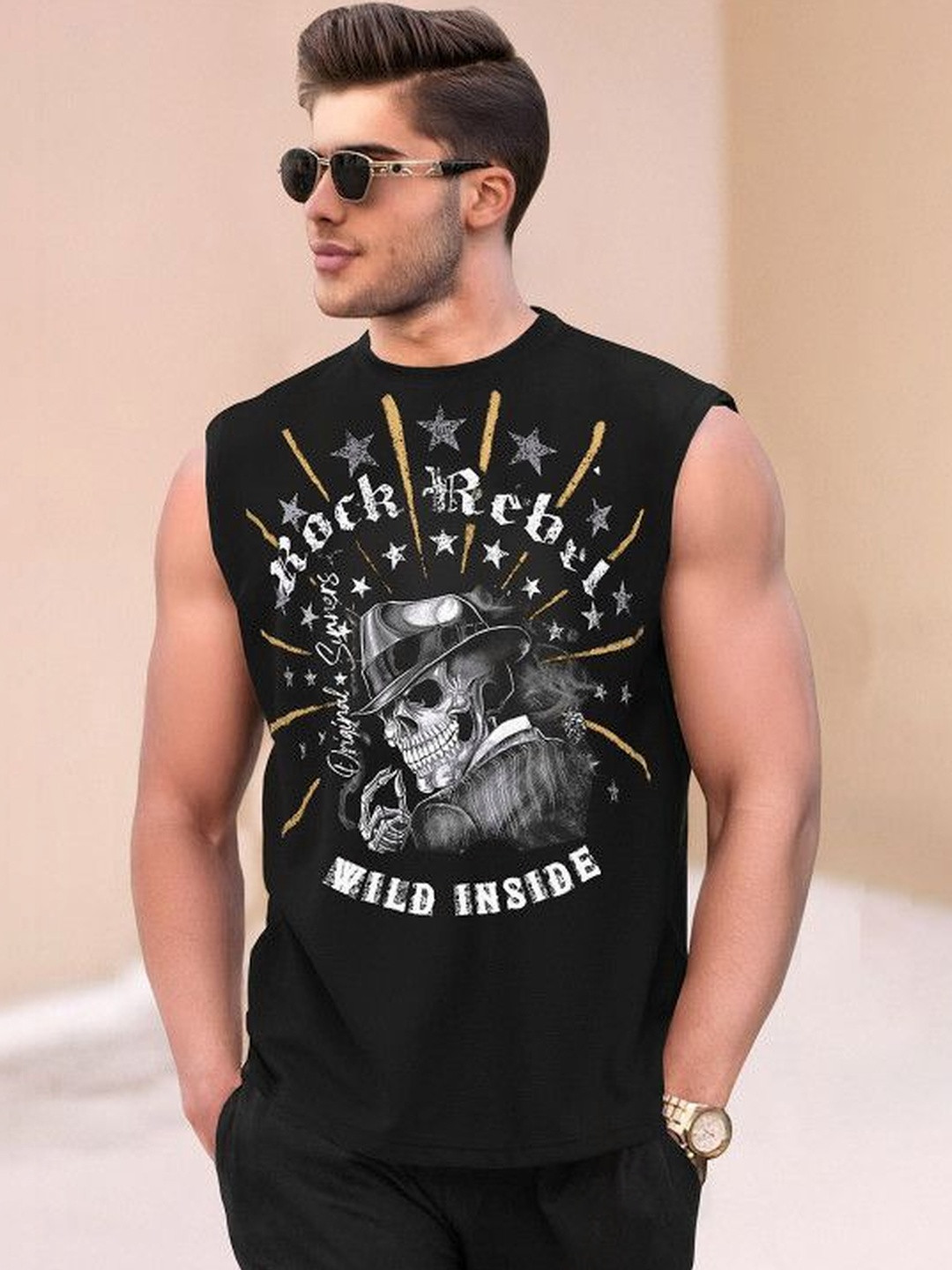TRIPR Men Printed T-shirt