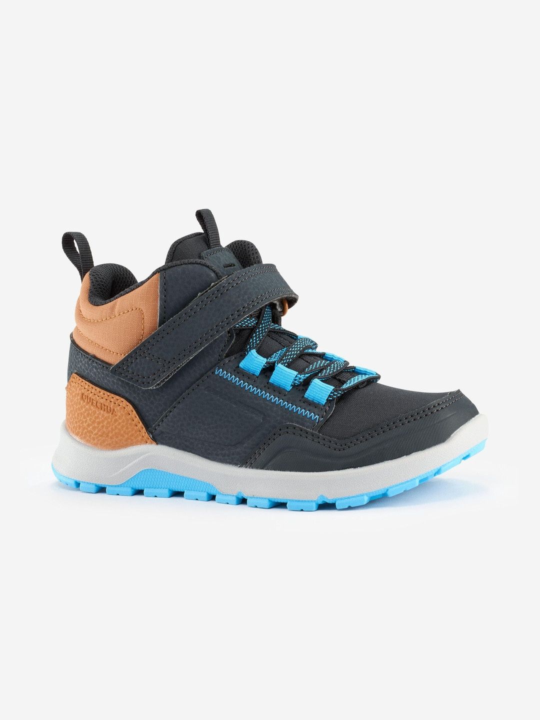 Decathlon Quechua - Kids Grey NH500 Mid Lightweight Hiking Boots