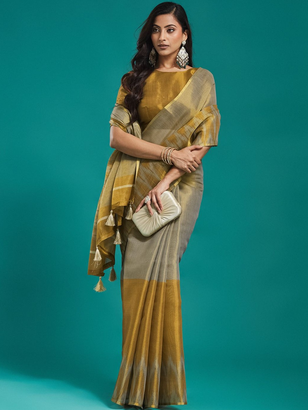kasee Woven Design Zari Art Silk Saree