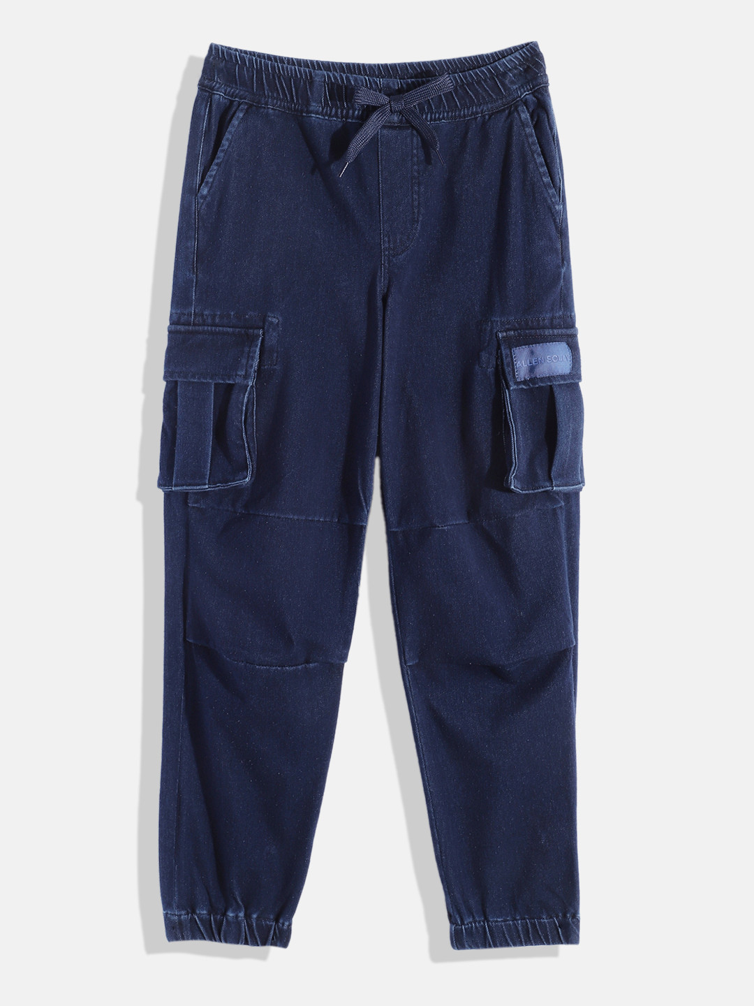 Allen Solly Junior Boys Mid-Rise Light Fade Stretchable Jogger Jeans