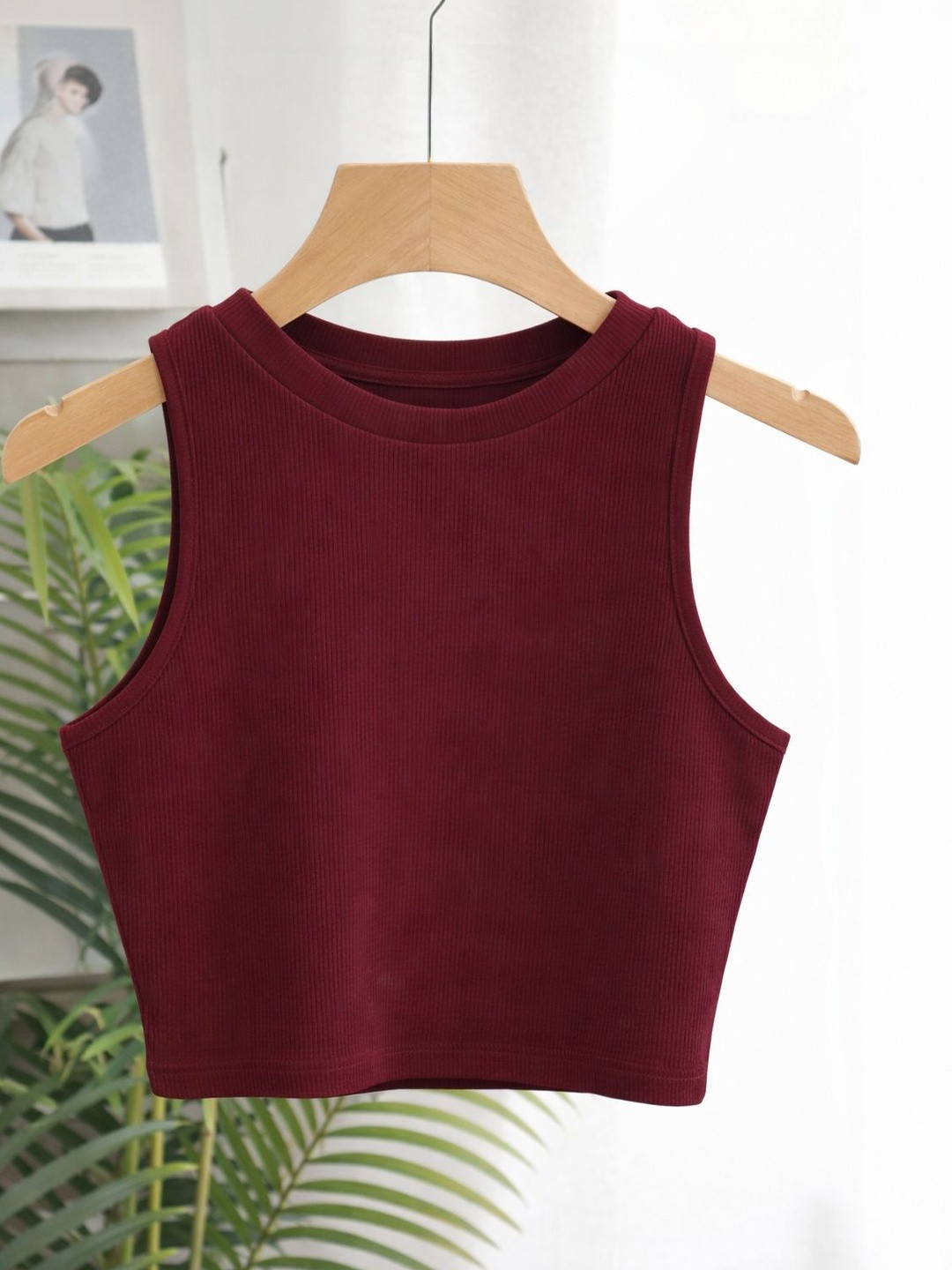GLOWBERRY Cotton Crop Top