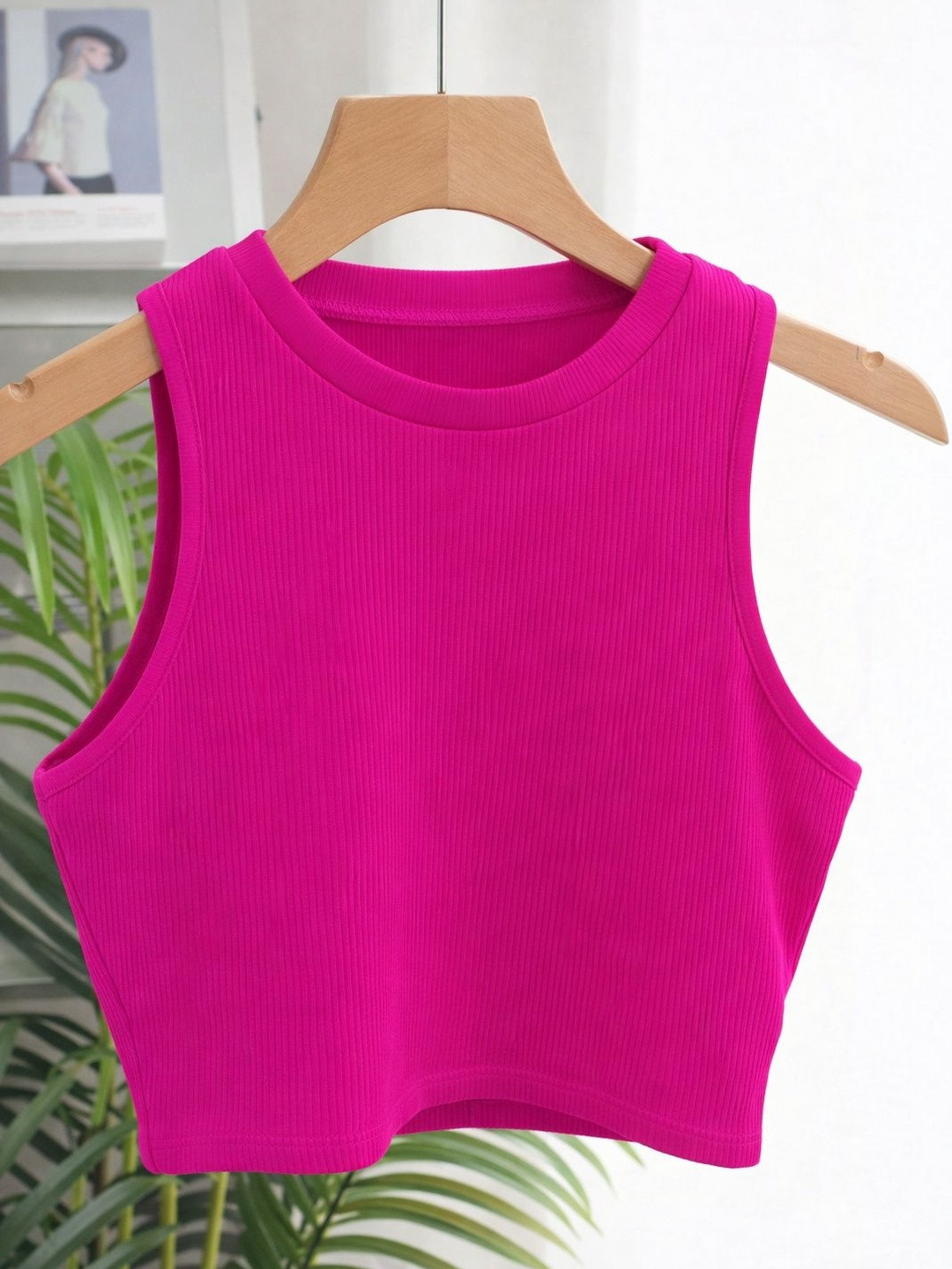 GLOWBERRY Cotton Crop Top