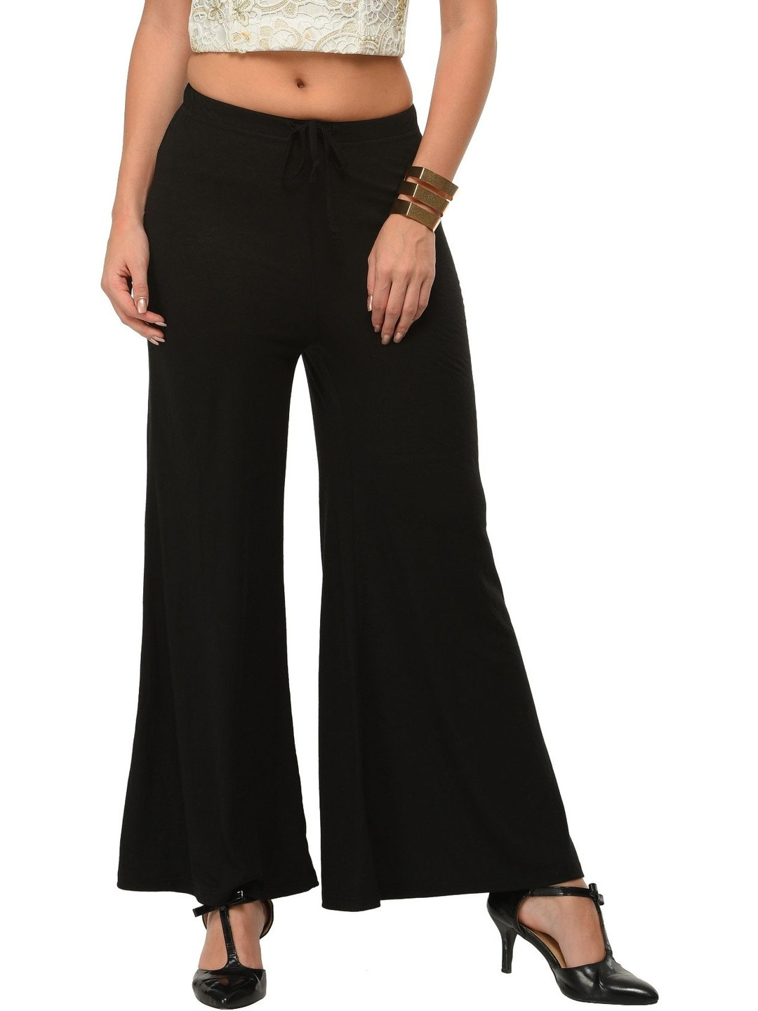 Frenchtrendz Women Knitted Ethnic Palazzos