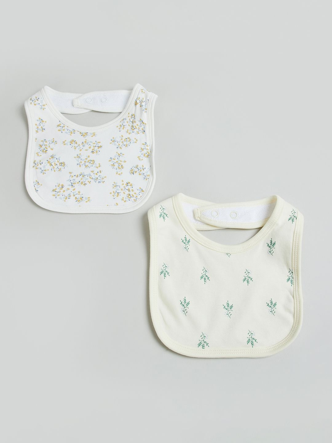 Juniors by Babyshop Pack Of 2 Printed Cotton Bibs