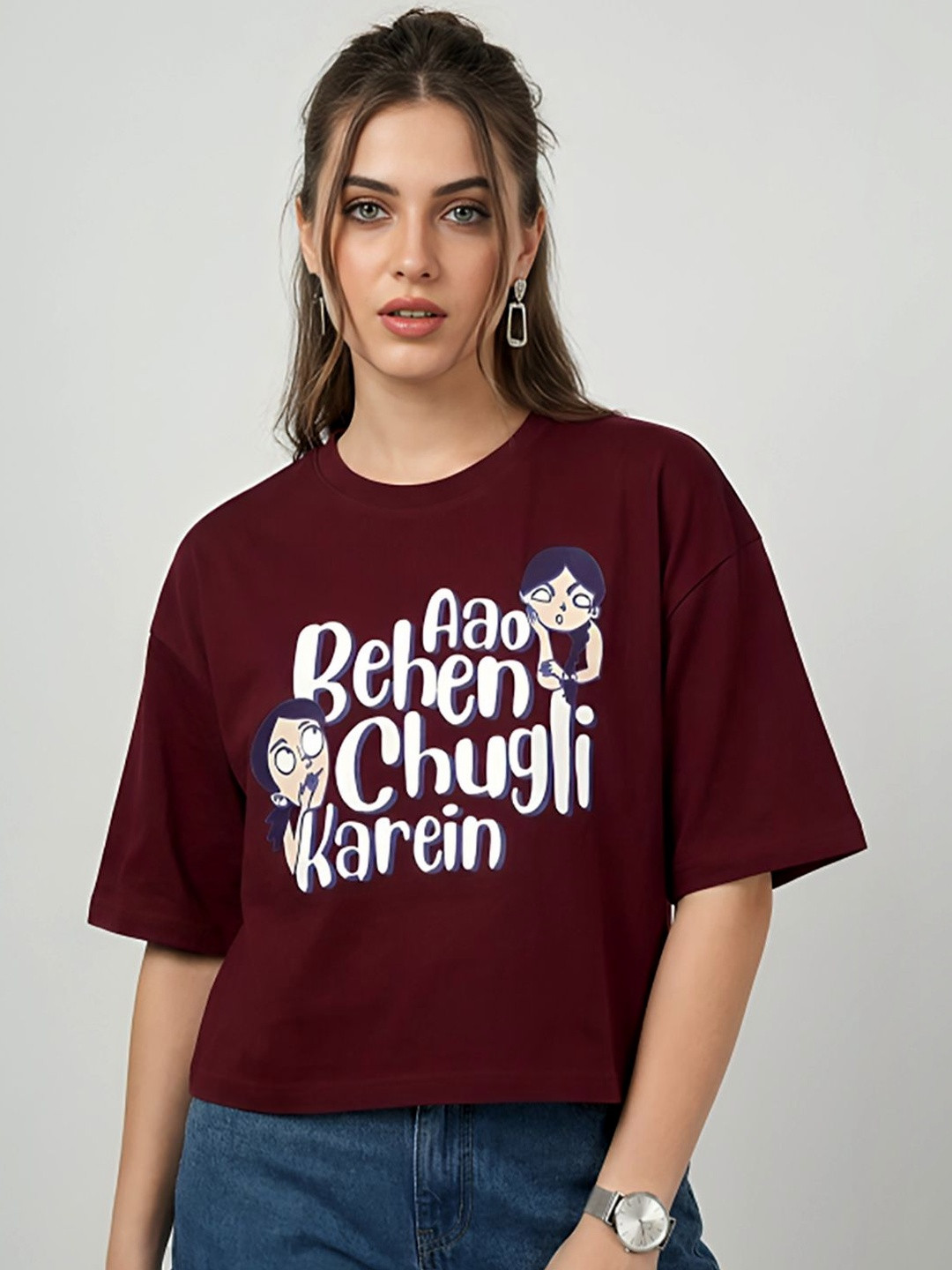 SZN Women Typography Printed T-shirt