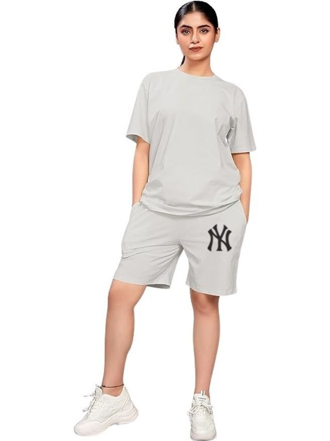 FARICON Women T-shirt with Shorts