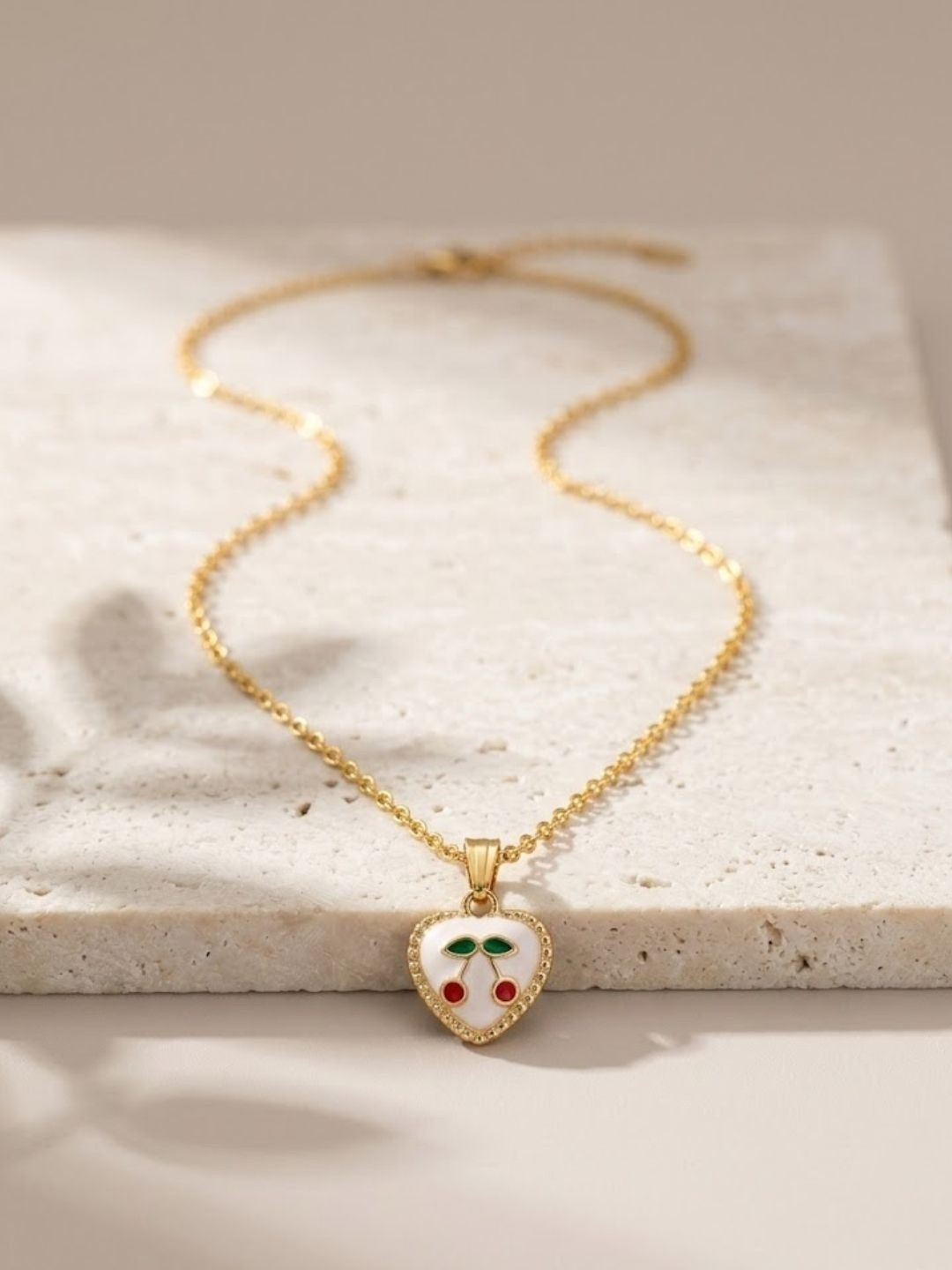 Sangria Gold-Plated Contemporary Pendants with Chains
