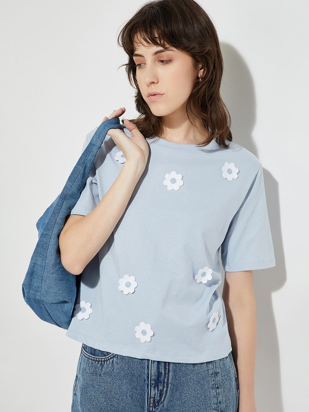 max URB_N Women Applique T-shirts