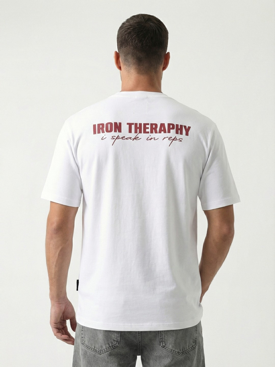 glitchez Typography Printed Relaxed Fit T-shirt