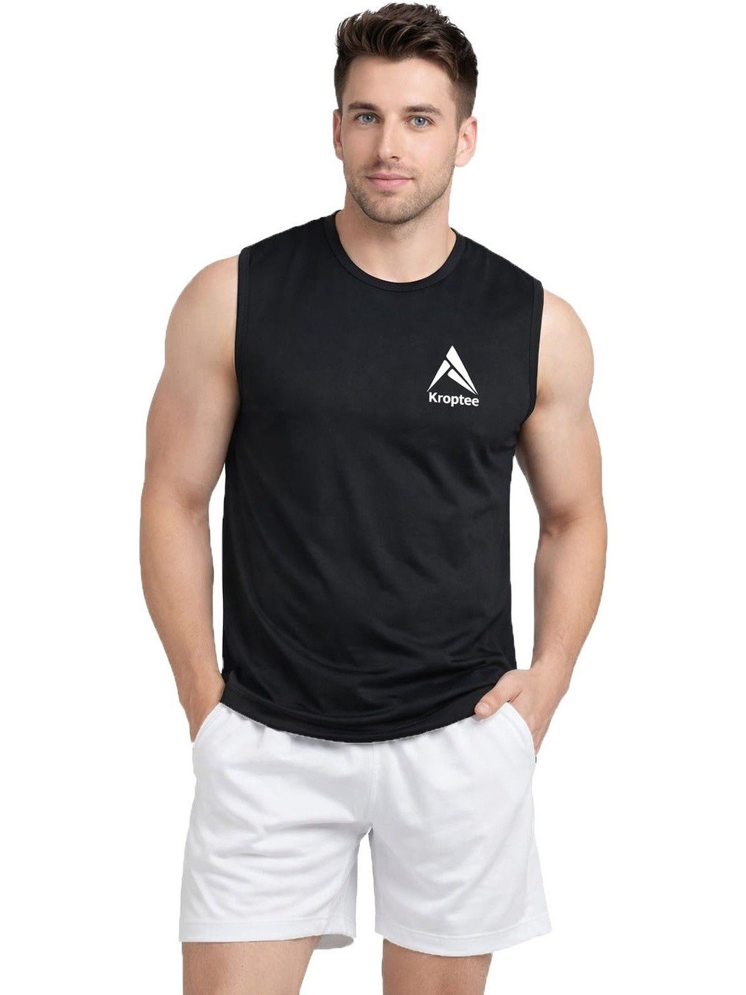 Kroptee Cotton Blend Gym Vest