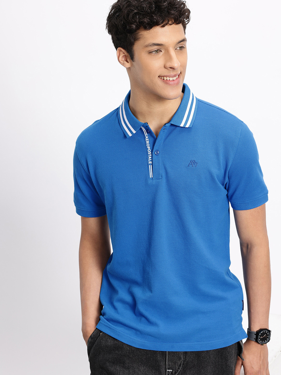 Aeropostale Polo Collar Pure Cotton T-shirt