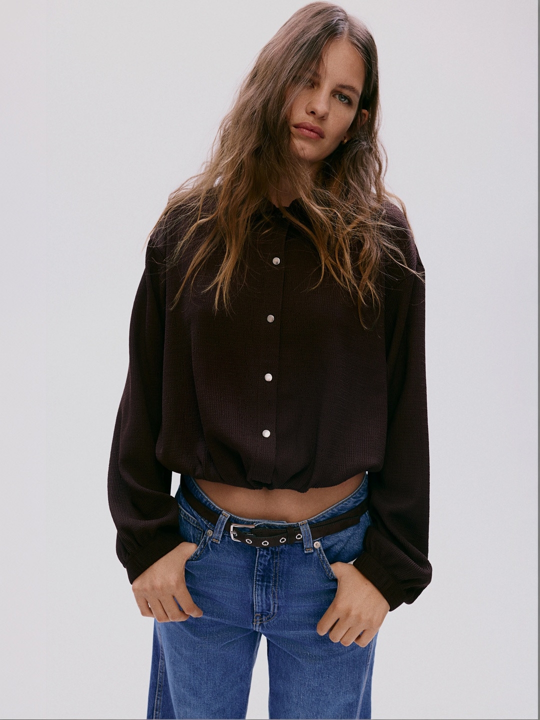 H&M Textured Jersey Jacket