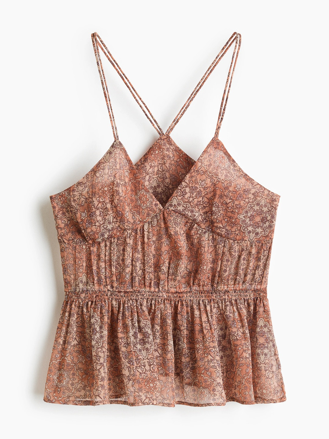 H&M Peplum Strappy Top