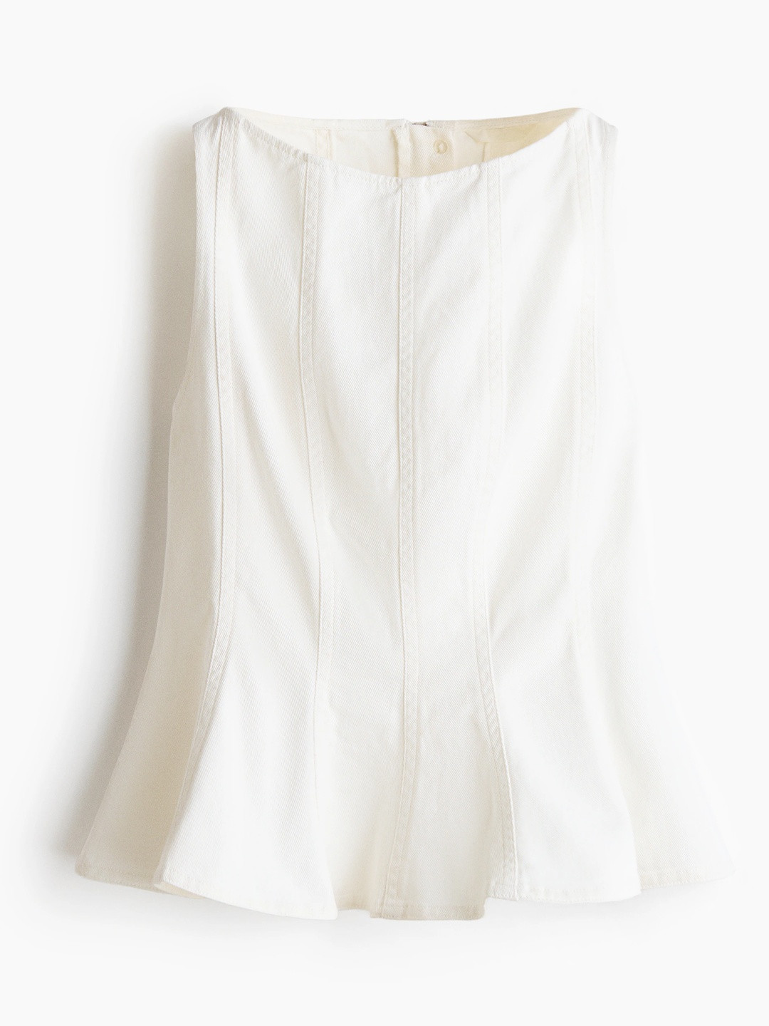 H&M Denim Peplum Top