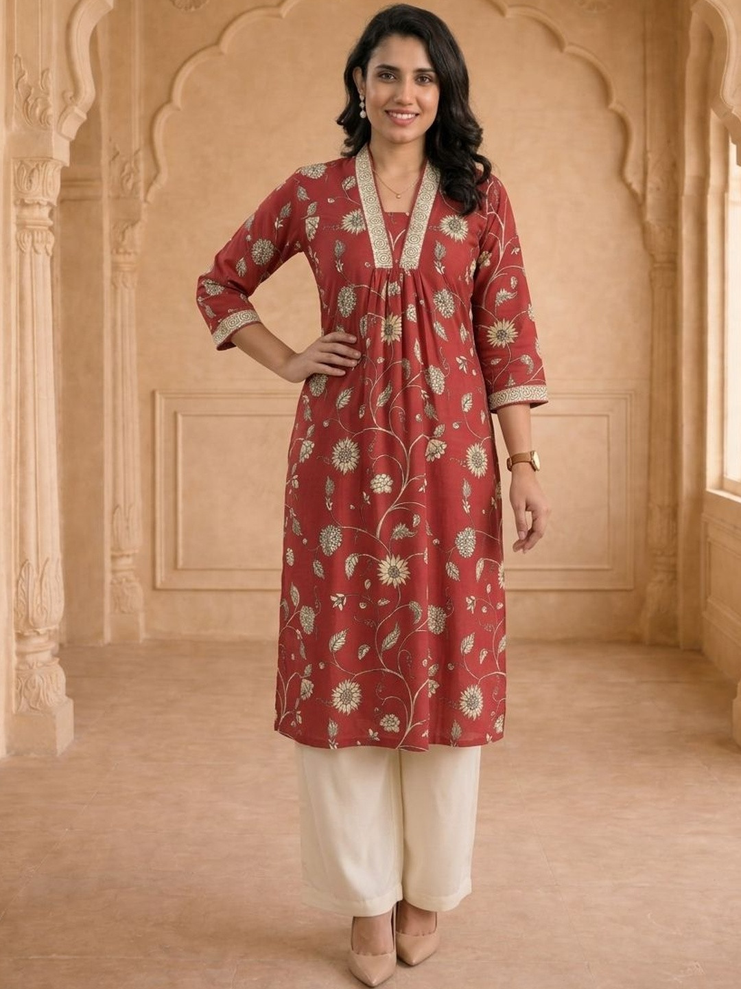 SZN Women Floral Printed Floral Kurta