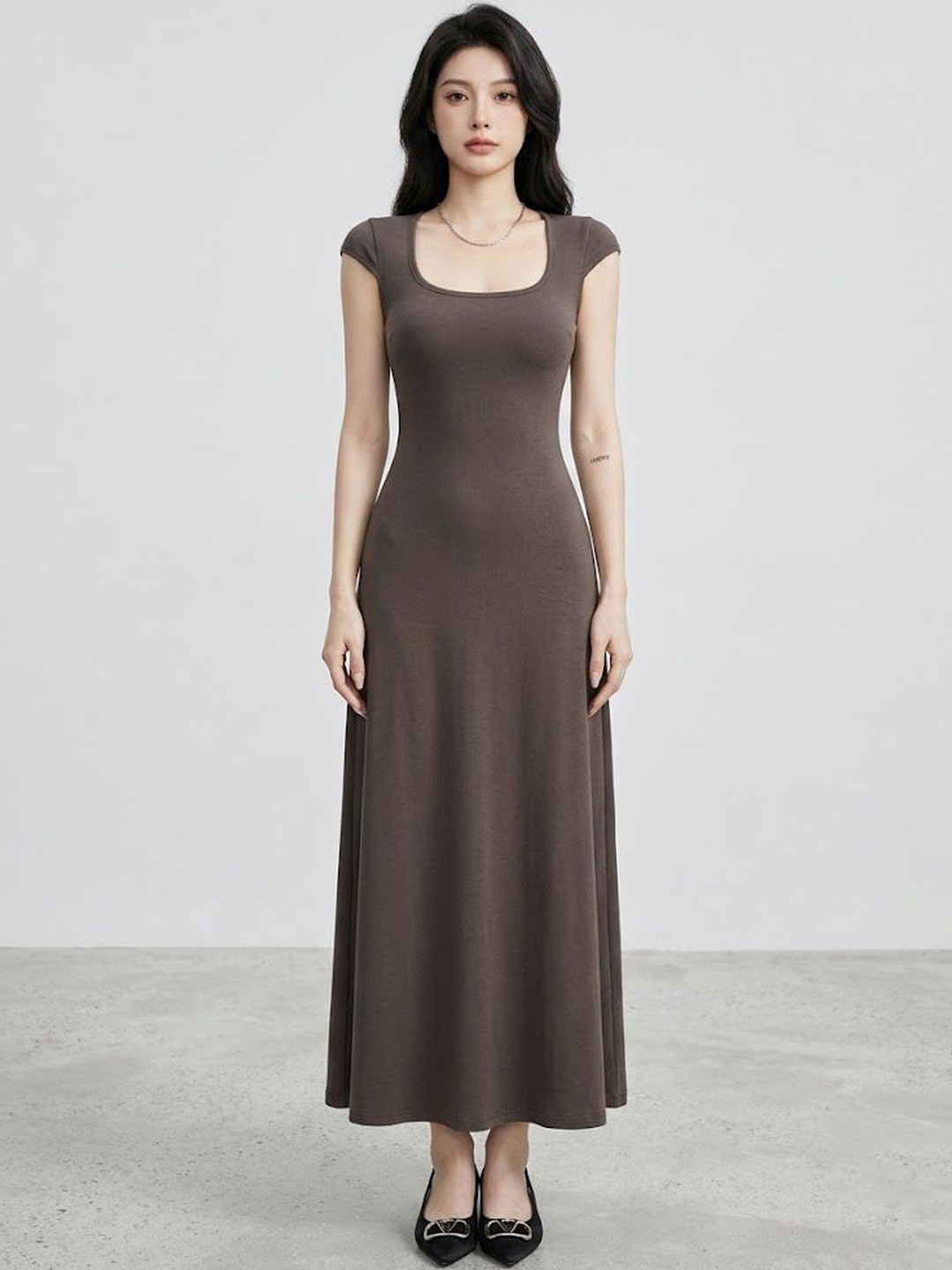 Suo A-Line Maxi Dress