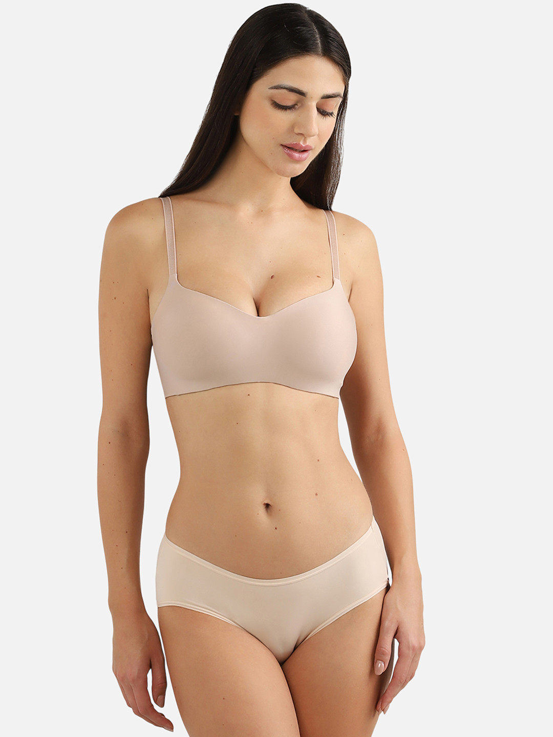 Wacoal Women Padded Non-wired 3/4th Cup Everyday Wear Seamless T-Shirt Bra