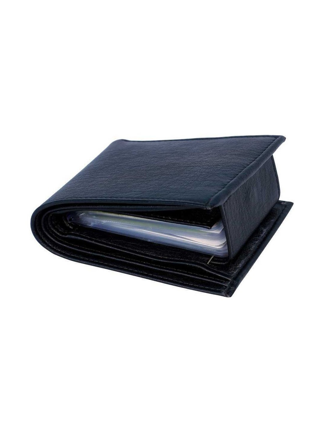 Metronaut Men Textured Two Fold Wallet with Passport Holder