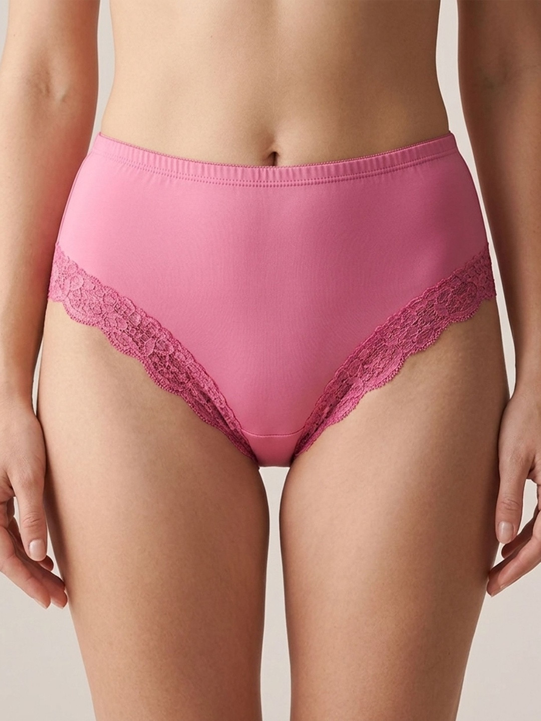 THE WEAVERS SHOP BY RAAVI Women Lace Basic Briefs