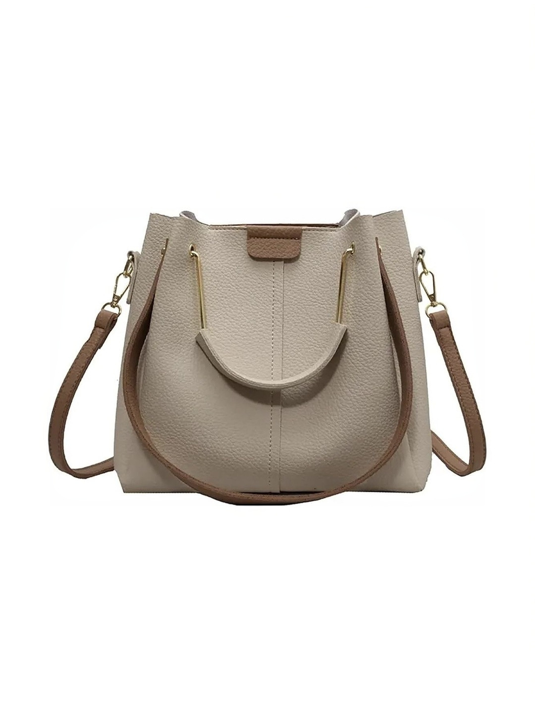 A2Z CREATIONS Textured Medium Structured Satchel Bag