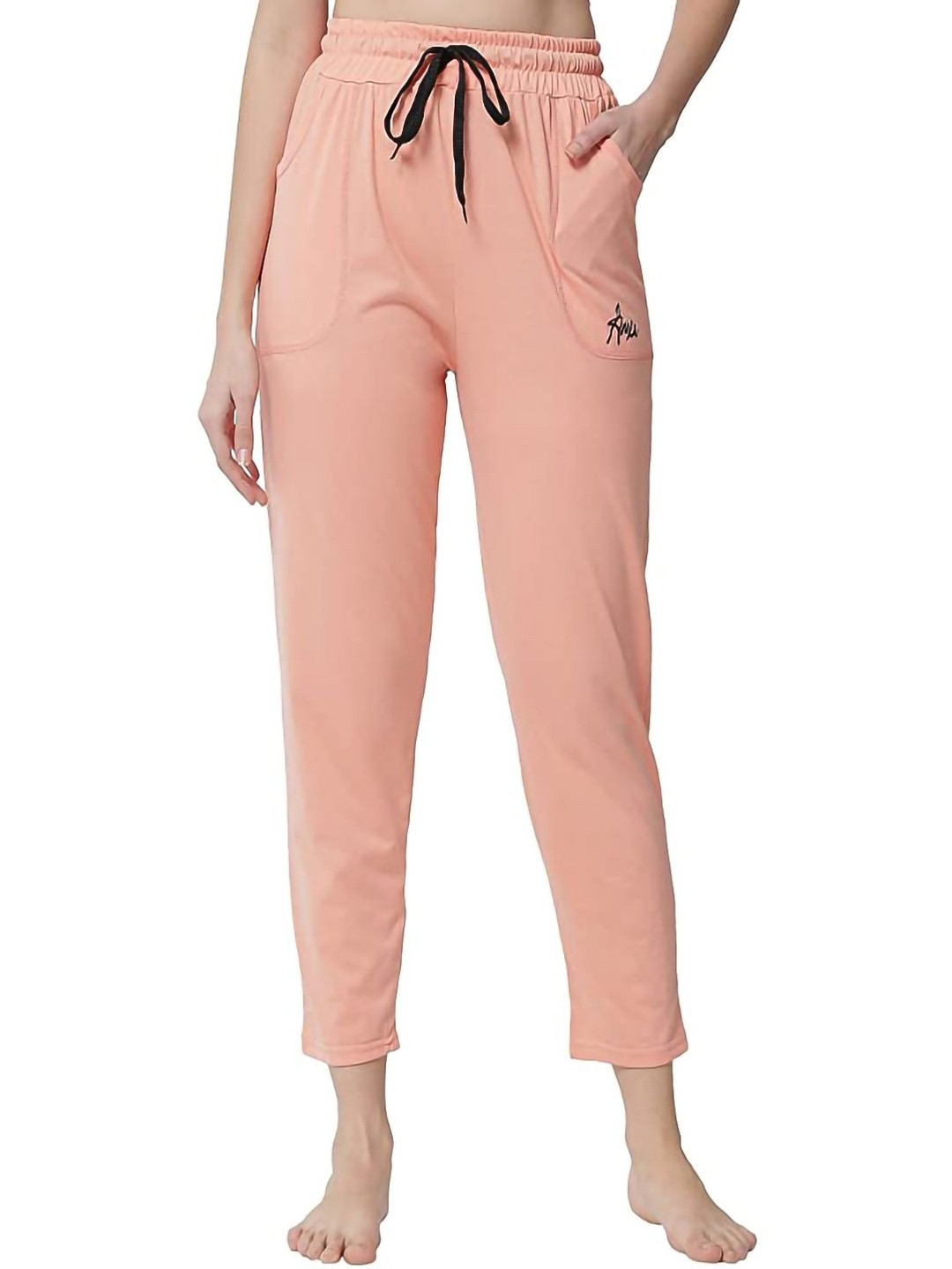 Anixa Women Relaxed Fit Brand Logo Training Joggers