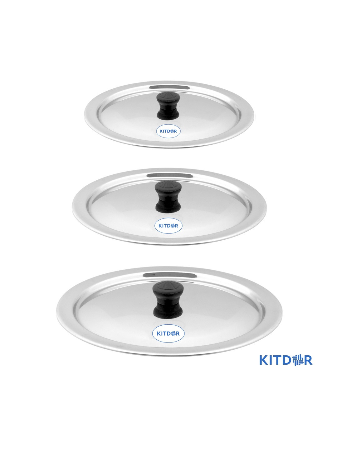 Kitdor Steel Easy to Clean Stainless Steel Cookware Set of