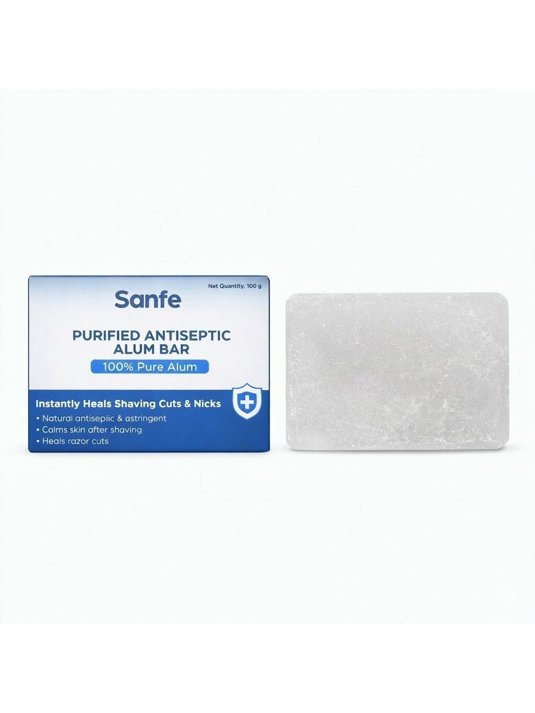 Sanfe Purified Antiseptic Alum Bar - 100 g