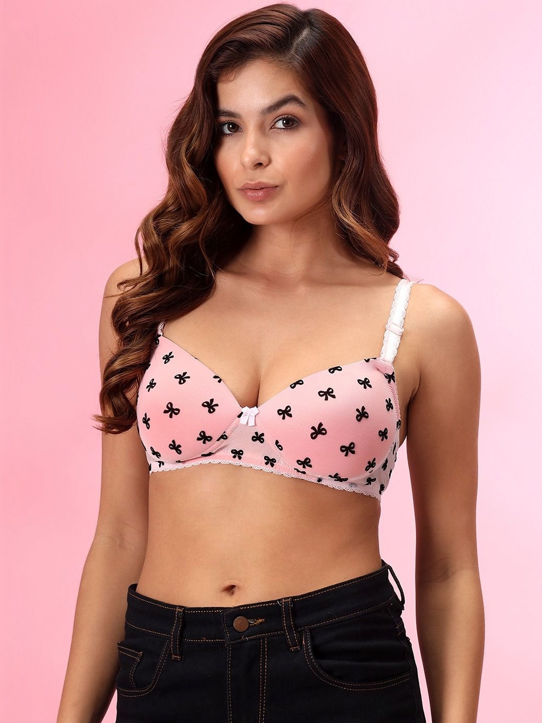 VELESSA Medium Coverage Underwired Lightly Padded Everyday Bra