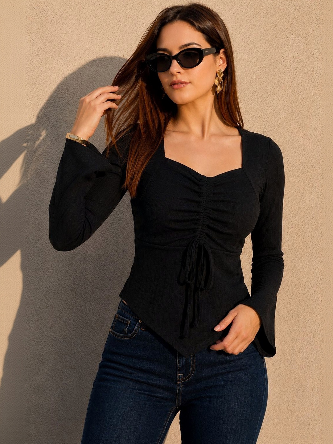 SZN Bell Sleeve Top