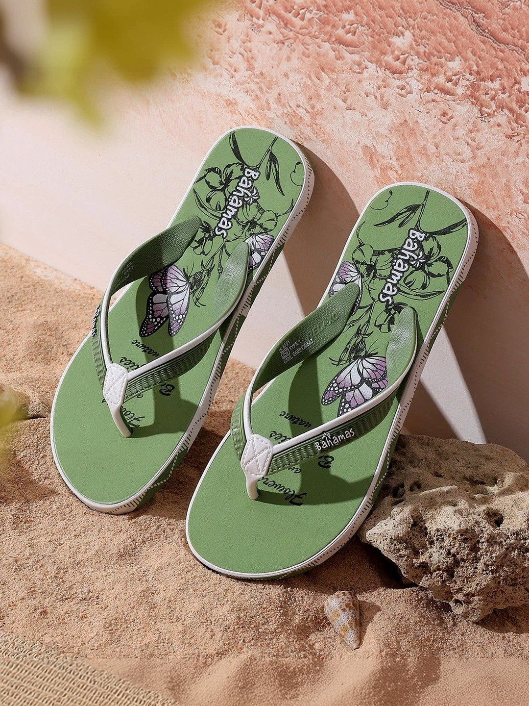Bahamas Women Printed Thong Flip-Flops