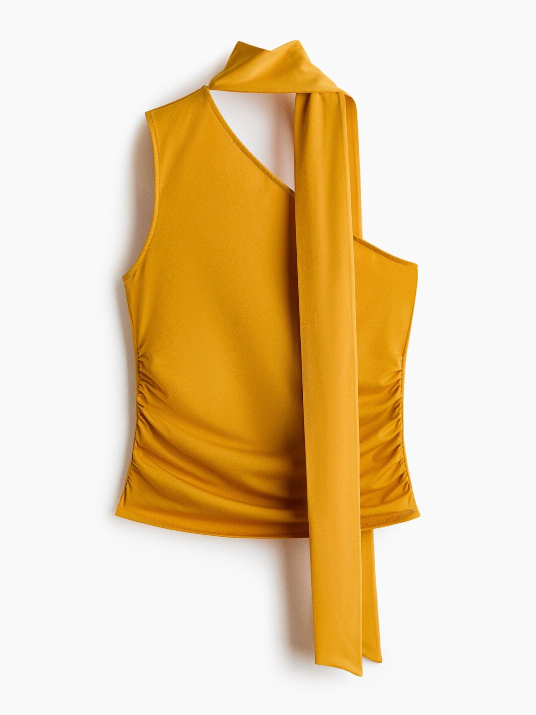 H&M Scarf-collar One-shoulder Top