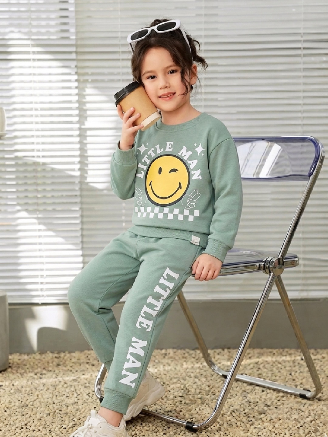 Happy Faces Boys Pure Cotton Printed Clothing Set