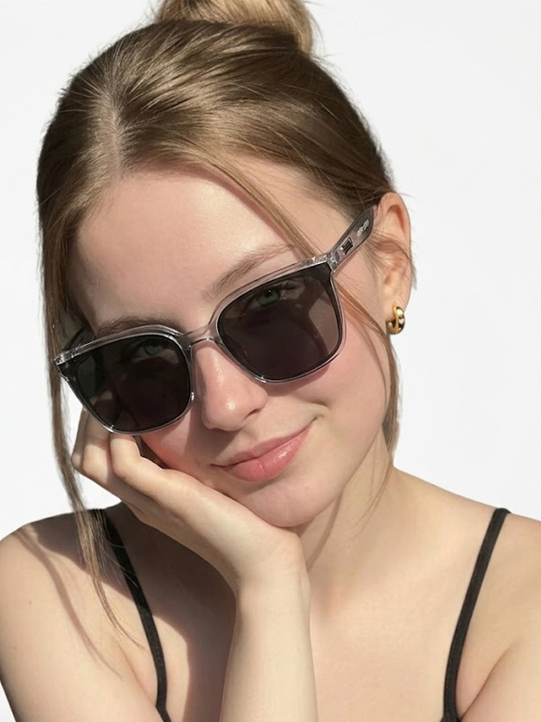 HASHTAG EYEWEAR Unisex Square Sunglass With UV Protected Lens 58048-C2