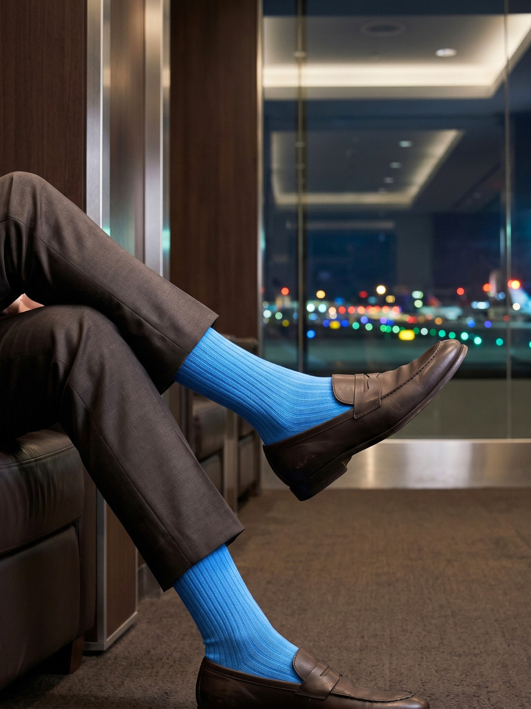 Dynamocks Unisex Solid Anti-Microbial Calf-Length Socks