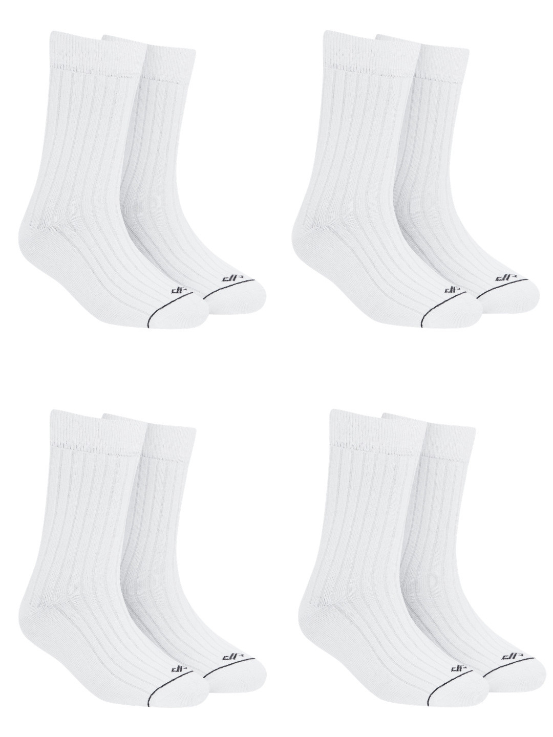 Dynamocks Pack Of 4 Striped Calf-Length Socks