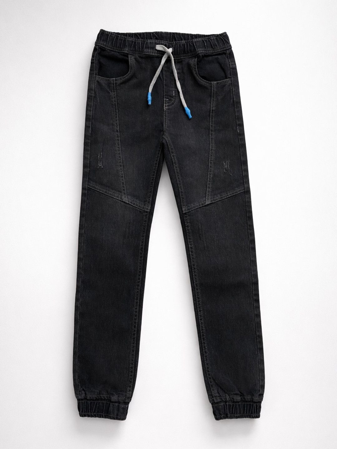ALBEPOSE Boys Jean Slim Fit Mid-Rise Mildly Distressed Stretchable Jeans