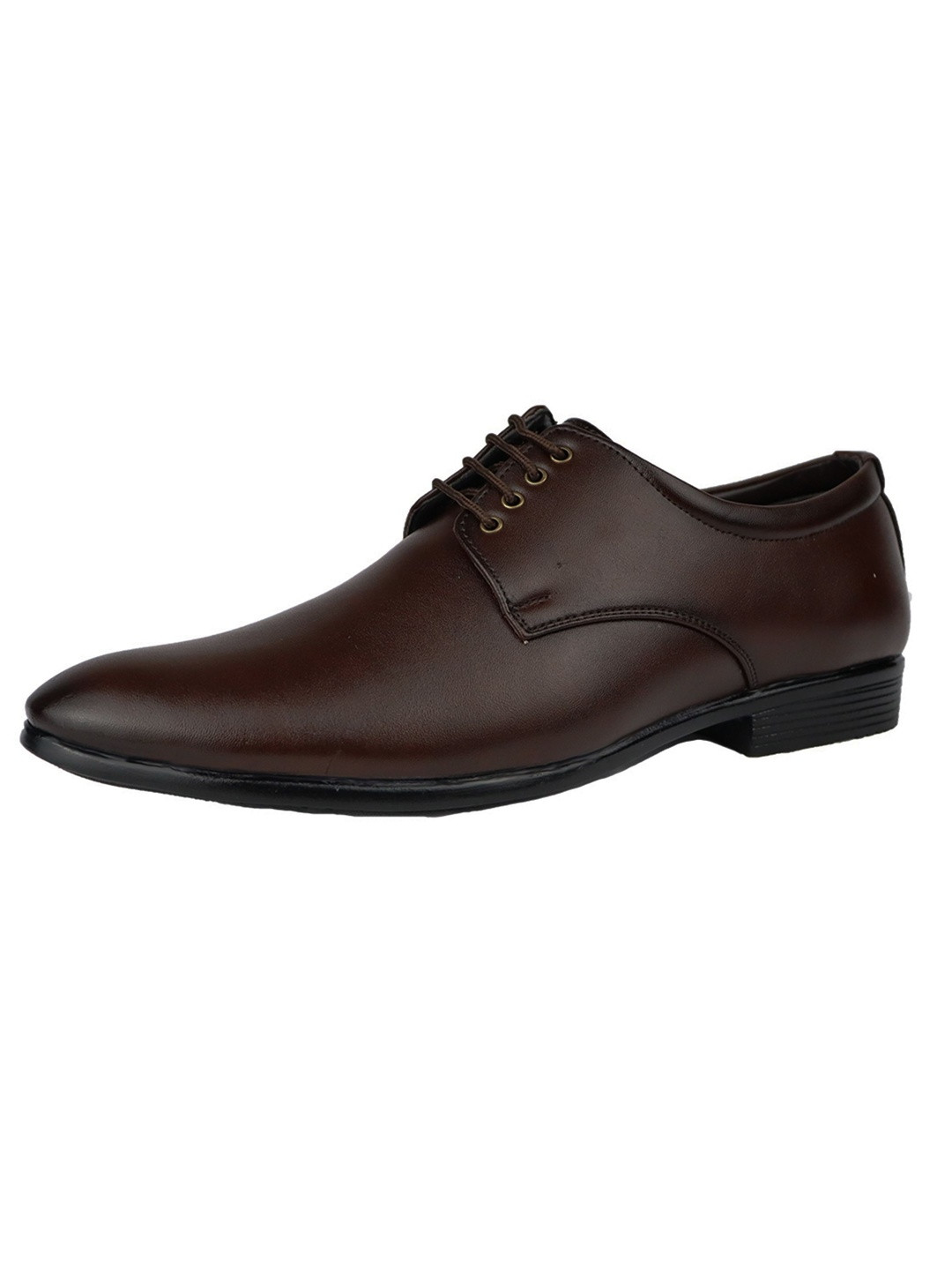 HikBi Men Leather Antiskid Stability Formal Derbys
