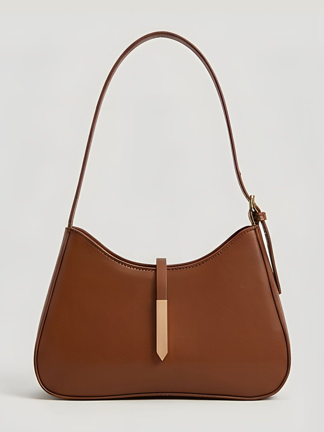 StyleCast x Revolte PU Half Moon Hobo Bag with Tasselled