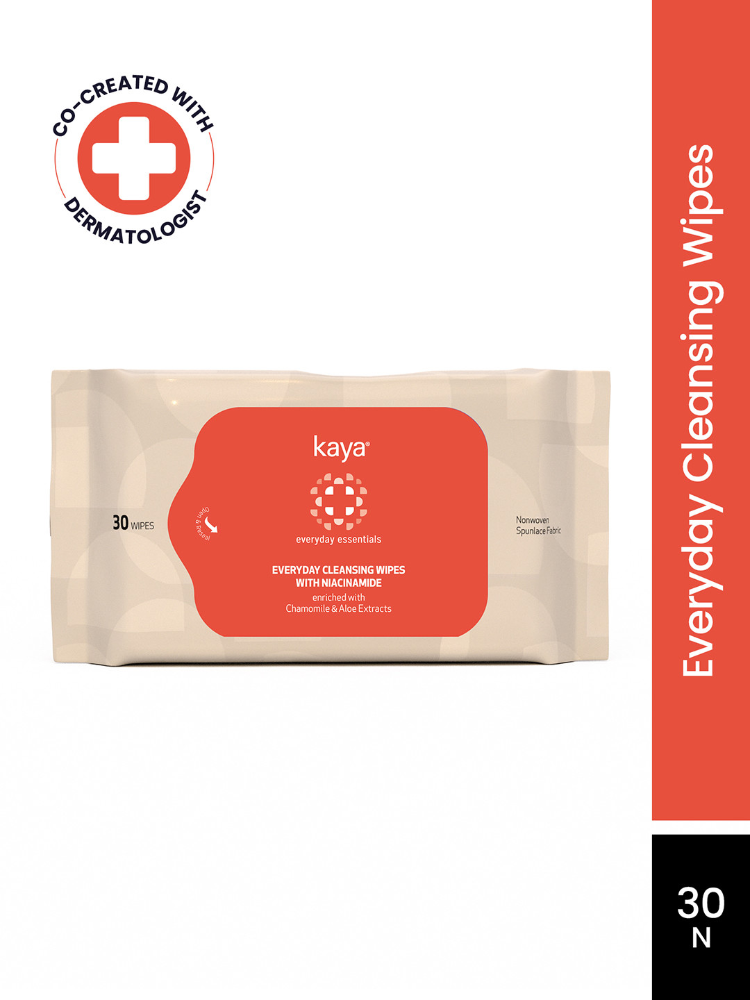 Kaya Set of 30 Everyday Cleansing Wipes at ₹72 – Myntra