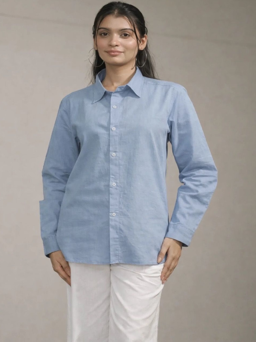 BENPANI Women Relaxed Casual Shirt