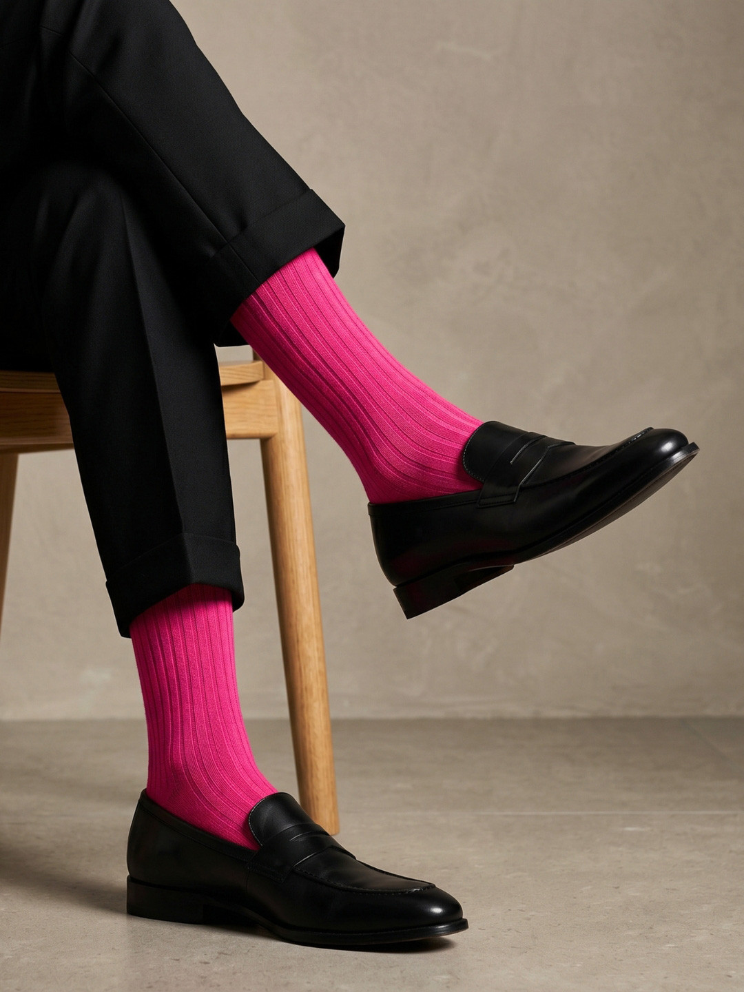 Dynamocks Unisex Solid Anti-Microbial Calf Length Socks